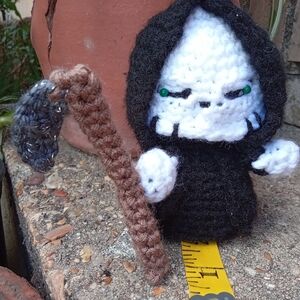 Halloween Grim Reaper amigurumi